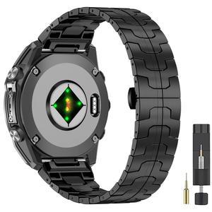 MDBBLBM 20mm 스테인리스 스틸 퀵 핏 밴드 Garmin Fenix8 AMOLED 43mm / Fenix 7S Pro / 6S Pro / 7S Pro / 5S Plus, 하강용 금속 시계 밴드 Mk3 3i 43mm / Mk2s / Approach S70 42mm / epix Pro42mm