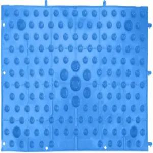 발 마사지 매트 순환 긴장 해제 패드 TPE 컬러풀 지압 홈 파티 게임용 블루