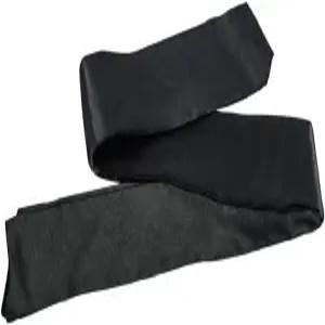 1피스 새틴 수면 마스크 눈가리개 부드러운 조절 가능한 암막 커버 그늘막 성인 커플 여행용 명상용 블랙