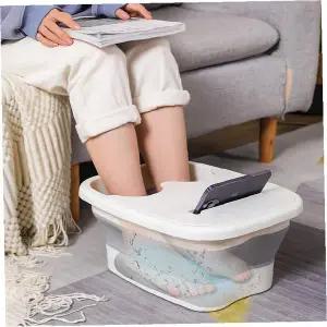 접이식 휴대용 족욕기 발 족탕 욕조 온수 찜질 피로 회복 홈 스파 욕실 바스켓