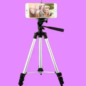 [셀러에이드]거치대 유튜브 휴대용 스마트폰 삼각대 다용도 야외 촬영용 카메라