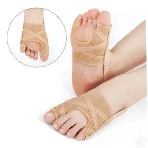 전족부 압박 밴드 엄지발가락 벌어짐 방지 실리콘 패드 착용 교정 보호 덧신