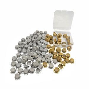 10/20/50피스 16mm 직경 스크린 스테인레스 스틸 메쉬 파이프 필터 담배 흡연 금속 교체 가능 액세서리