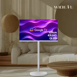 [와이드무빙뷰] 화이트에디션 삼탠바이미V2 셋트 QLED 109cm(43인치) UHD 4K 스마