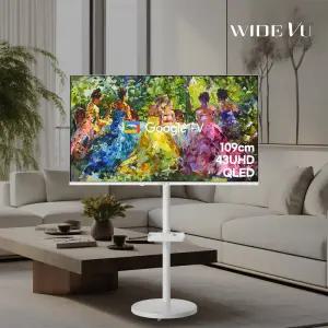 [와이드무빙뷰] 화이트에디션 삼탠바이미 클래식 셋트 QLED 109cm(43인치) UHD 4K