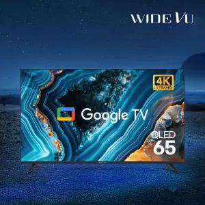 [무료방문설치]  구글 스마트 QLED 165cm(65인치) UHD 4K TV EKW651QA 기사방문 스탠
