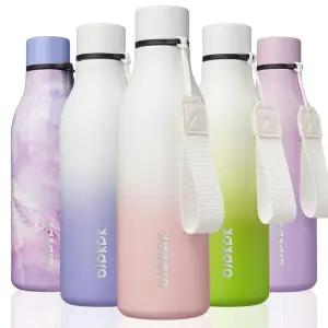 BJPKPK 핸드 스트랩 스테인리스 워터보틀 532ml 그레이스풀핑크