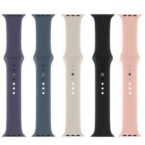 애플 호환 워치 밴드용 실리콘 스트랩 45mm 스포츠 코레아 팔찌 iWatch 시리즈 11 10 SE 9 8 7 6 5 울트라