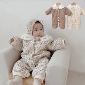 작은꽃레이스카라양털기모아동 우주복205013 Bvv9+2drf