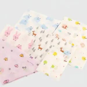 아기손수건 아기선물세트 나염 가제손수건 대 10매입 신생아손수건 가재 순면가제손수건