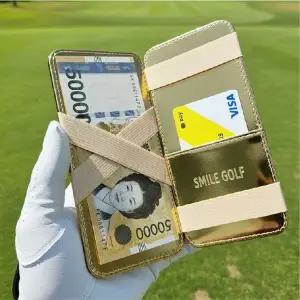 (이거찜) 슬림 골프 지갑 라운딩 카드 수납 티 보관 휴대용 파우치