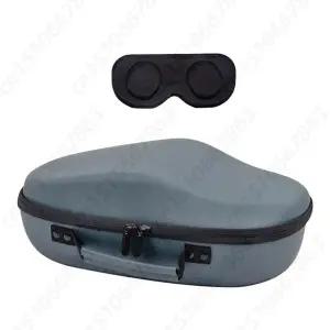 여행용 운반 케이스 렌즈 보호 커버 Meta Quest 3 VR 헤드셋 컨트롤러용 메쉬 포켓이 있는 긁힘 방지 하드
