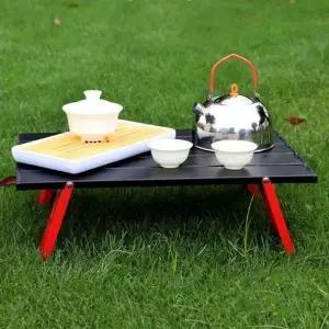 [하프클럽/셀러허브]폴딩 캠핑 야외 컴팩트 휴대용 테이블 5단