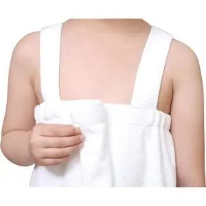 꾹상점1  여친 오버핏 원피스 타월 순면 샤워 목욕 가운 수건