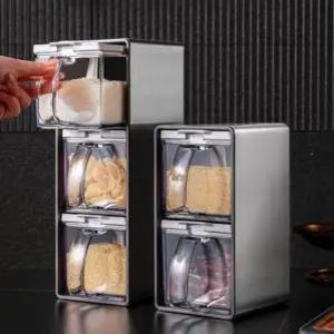 스텐레스 양념통 소금통 조미료통 대형 중형 스텐 카페 주방