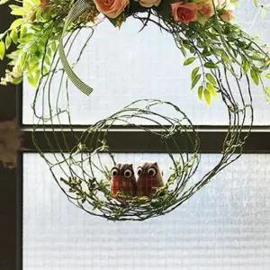 플라워리스 손으로 붙여서 만드는 그린 부엉이 관람차 가렌더