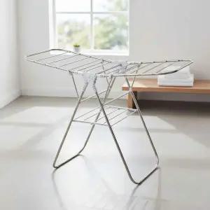 [에이치플러스몰]나비형 접이식 빨래건조대 소형 튼튼한 자취용 실내 건조대