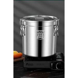 업소용 스텐 저장통 직경 급식 저장 스탬프 스텐톤