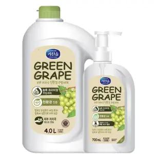 무궁화 키친솝 주방세제 4L + 700ml 포도숙성초 퐁퐁 친환경 코스트코