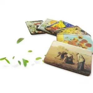 [콩심팥심]명화 통장 고주파 다용도 수납 휴대용 얇은 지갑 명화카드케이스