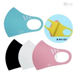 에어로 쿨 기능성원단 컬러 3D 마스크 (로고X) Nvs3+6CTU