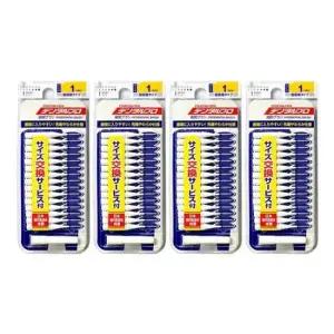 구강용품 잭스 덴탈프로 치간칫솔 I자형 SSS x 1호 (15p) 4개