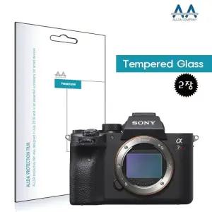 카메라 렌즈 보호 강화유리 필름 9H 투명 2매 세트 A7R47RM4 지원