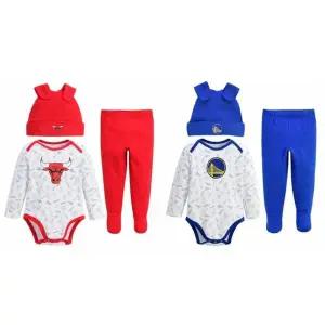 [롯데백화점]엔비에이 NBA 올오버 프린트 팬츠&햇 세트 (5-2) K225TO252P-GR