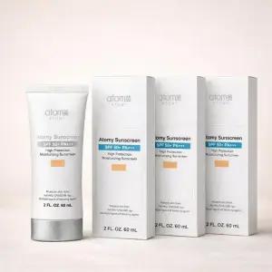 애터미 선크림 베이지 60ml 3개 선블록