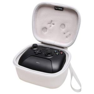 8Bitdo Ultimate 2 / Ultimate Bluetooth 컨트롤러가 장착된 LTGEM EVA 보호 케이스 컨트롤러 - 충격 방지, 방수, 휴대용 핸드 스트랩(흰색)
