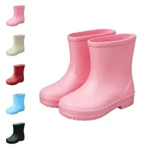 키즈트리 유아 아동 키즈 아기 여아 남아 어린이 초등 학생 비 방수 갯벌 장화 YZ-002