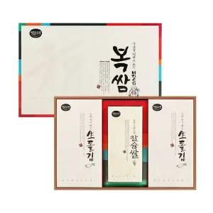 복쌈세트 U7V3Y5G0 생돌김 칼슘쌀 생돌김4봉 명절 선물세트