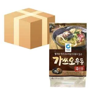 청정원 B5G2Q3R6 멸치 국물이 깊은 가쓰오 우동 916g 4인분 6개