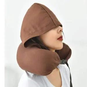 소프트 L1B8V7N8 후드목베개 기내용 후드 목쿠션 출장 자베개