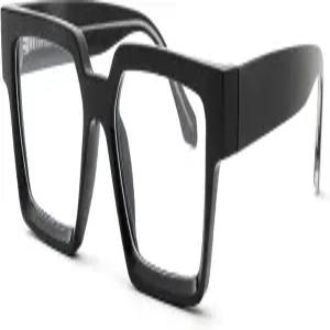 남성용 프로 아크메 오버사이즈 스퀘어 블루 라이트 안경 여성 패션 직사각형 빅 두꺼운 프레임 UV400