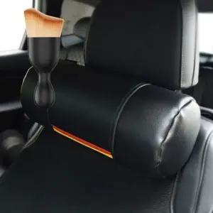 차량용 B0I3P7J9 목쿠션 원형 목받침 먼지 브러쉬 세트