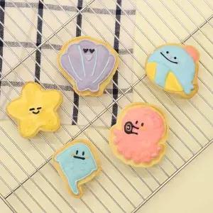 (솜씨키트) N6Z2M5H7 달콤한 바다로의 여행 노오븐 아이싱쿠키 DIY 키트