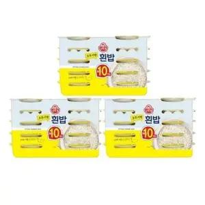 오뚜기 U9A6C5J7 맛있는밥 캠핑 즉석밥 흰밥 210g 10개입 3개