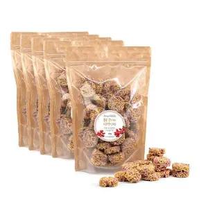 킴스팜팜 H1Z7N7U1 담백한 삼색 구운 구기자강정 140g (5개) 건강한과자 간식