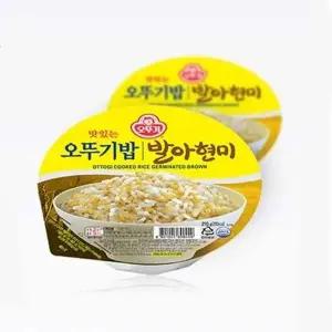 오뚜기밥 R4F9L8I3 즉석밥 잡곡밥 발아현미밥 210g 18개