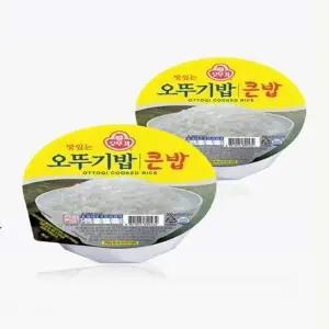 맛있는 E5A4Q6D4 오뚜기밥 즉석밥 흰밥 큰밥 300g 18개
