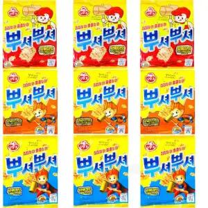 뿌셔뿌셔3종 R5I2J2I2 떡볶이맛3개+양념치킨맛3개+바베큐맛3개