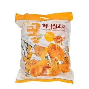 허니 I0B0E4P6 크리스피 쌀과자 900g 대용량 개별포장 간식