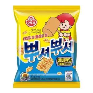 미니뿌셔 G2R6I5X0 바베큐맛 55GX5x12개 1박스 오뚜기