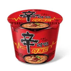 신라면 E0Q5W6J4 더레드 큰사발 117gx16입 농심