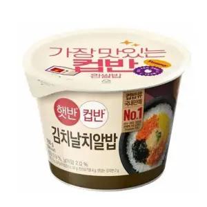 햇반 G2A8G1I4 컵반 김치날치알밥 188g 24개 1박스 CJ