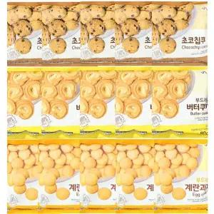 신흥쿠키스낵세트 R7E3H8Y7 초코칩5개+버터5개+계란과자5개