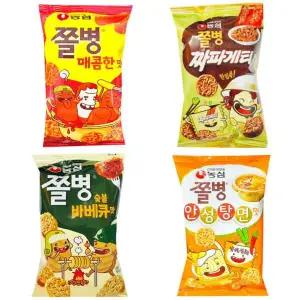 쫄병4종 K5O6F8C1 매콤1개+짜파게티1개+바베큐1개+안성탕면1개