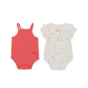 [롯데백화점]아가방 스노베리바디수트세트(PINK)01T317553