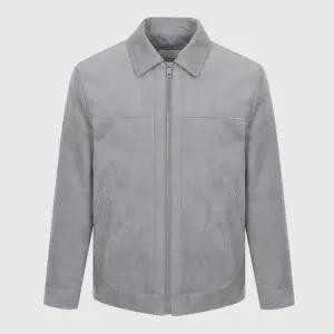 [롯데백화점]트레몰로 2026 S/S 간절기 스웨이드 평에리 점퍼 TRNCL6S1211-09